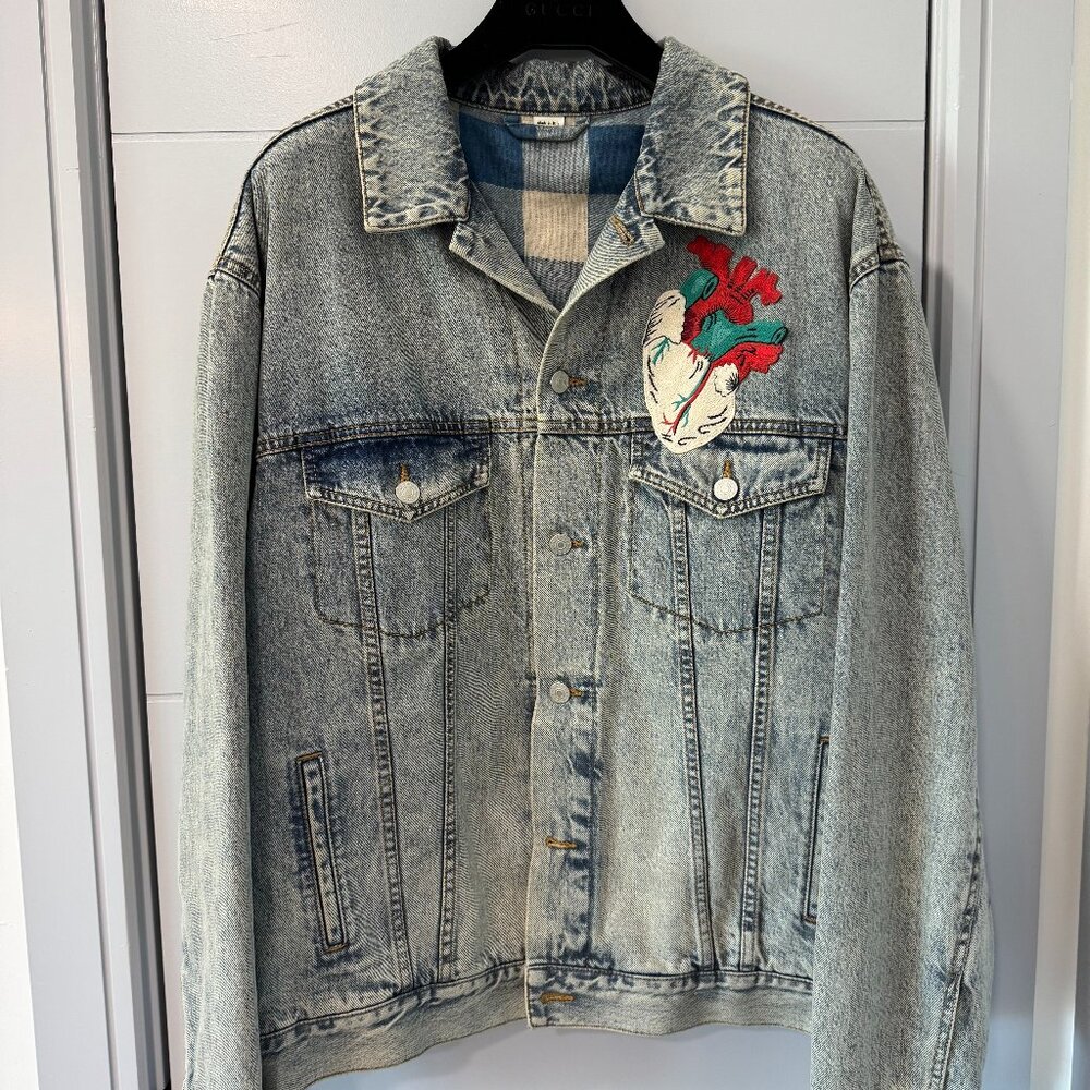 Gucci Embroidered Denim Jacket